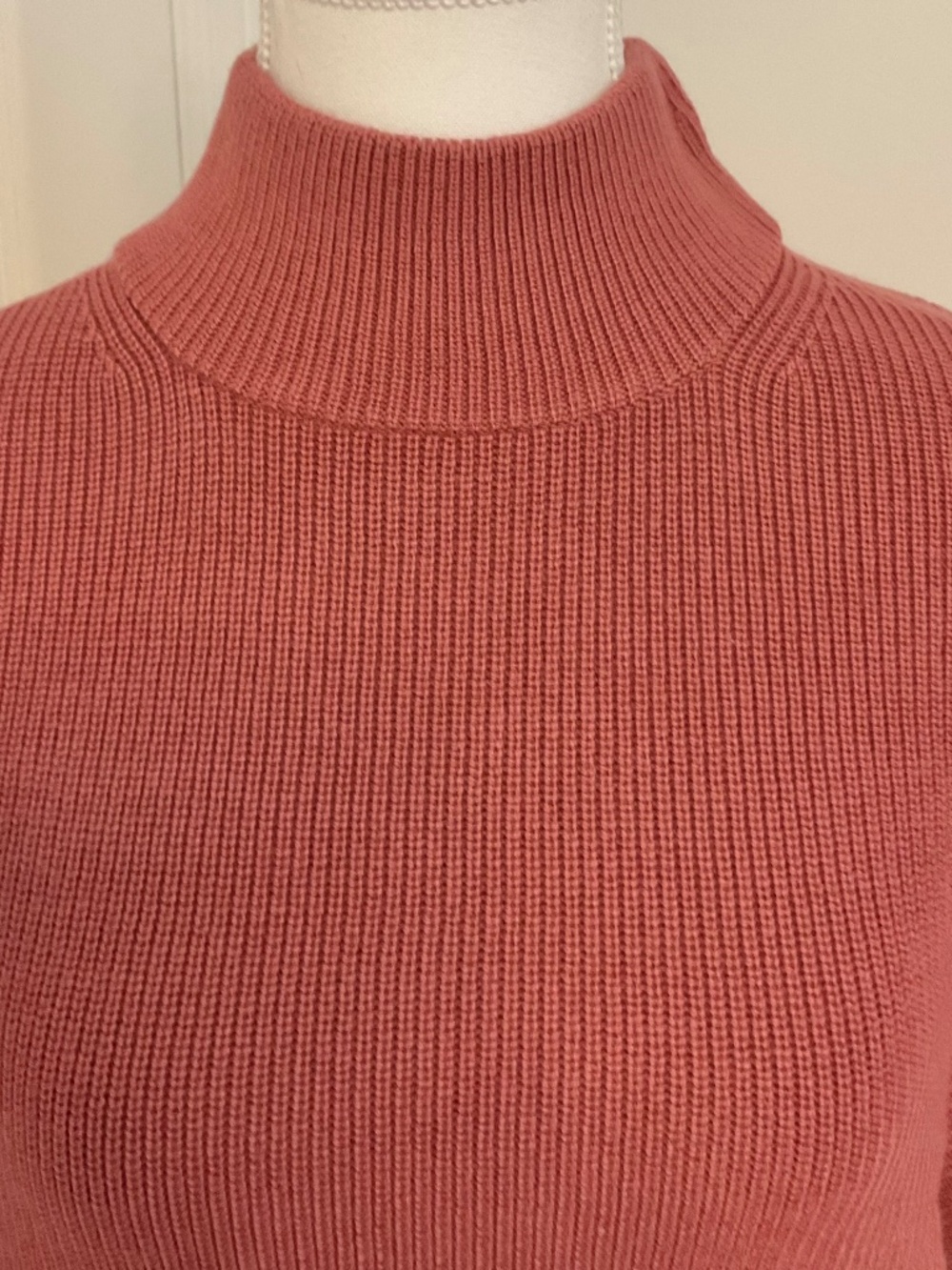 💐NWT💐 Lululemon Merino Wool-Blend Ribbed Turtleneck Brier Rose -size 4 - Picture 6 of 9